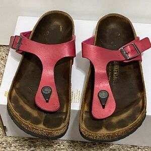 Birkenstock Size 38 Women’s Gizeh Pink  Sandals